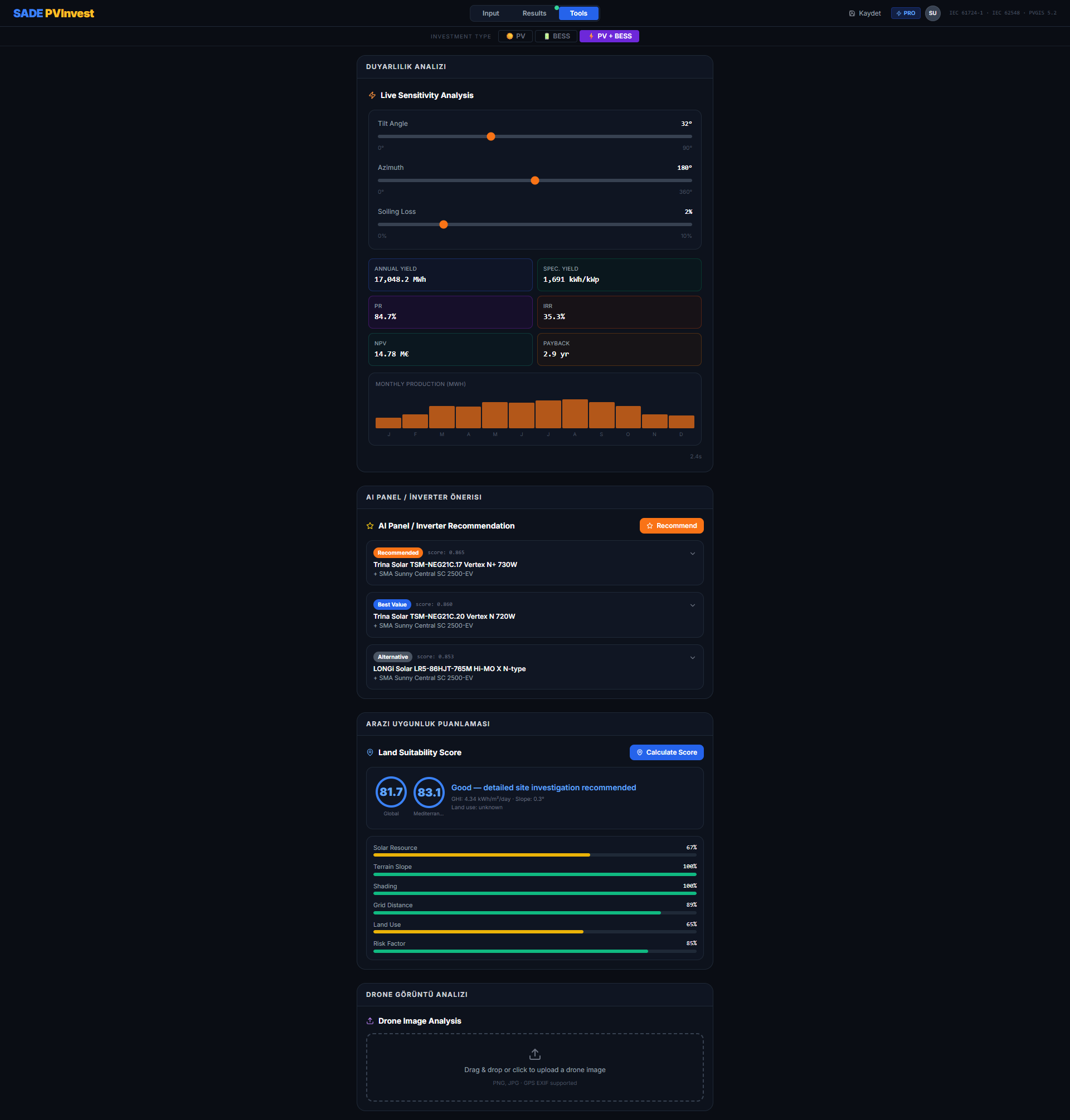 PVInvest Tools